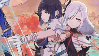 Shen He and Ye Lan went to the desert and the daily complete version of the artist "Weak Heart True 