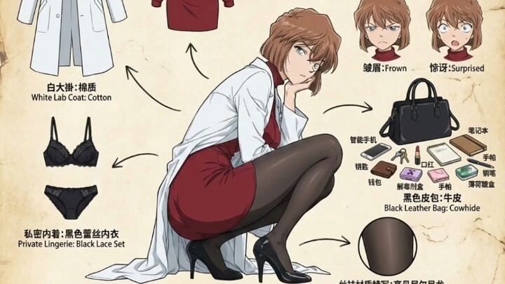 Tutorial Gaya Busana Ai Haibara