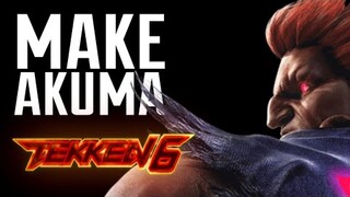 How to make Akuma in Tekken 6!