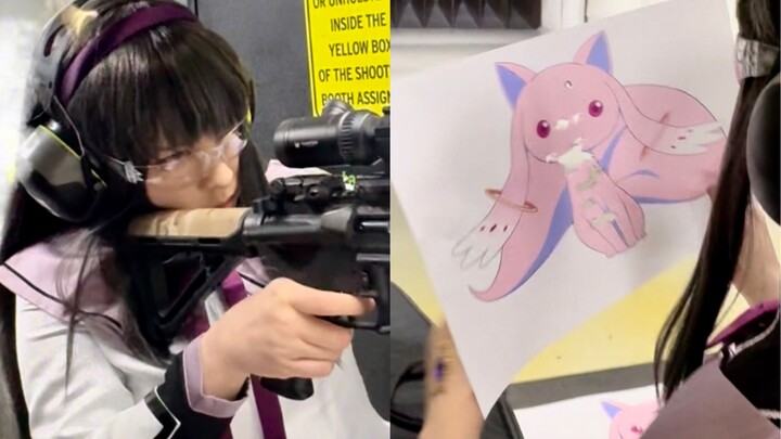 The Queen of Arms, Eimi Homura, in her daily practice