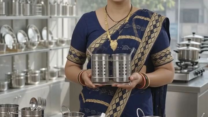 Stainless Steel Cutlery Holders