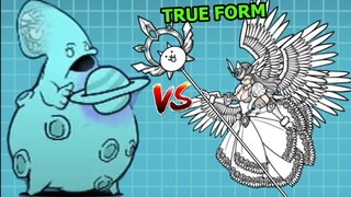 The Battle Cats - CON THỨ 2 LÊN TRUE FORM DẠNG CUỐI HOLY VALKYRIE XONG ITF CHAP 2 TOP GAME THÀNH EJ