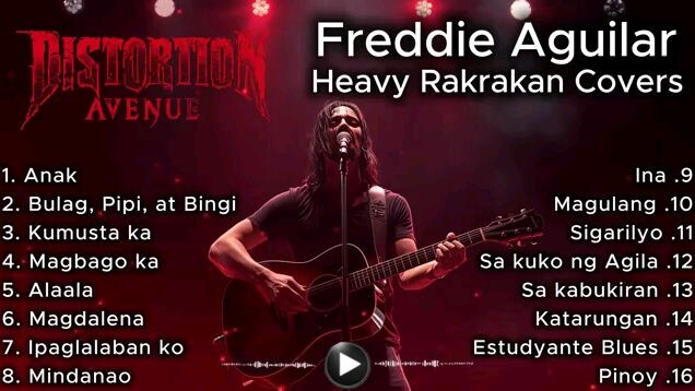 Freddie Aguilar's Heavy RakRakan Song Covers