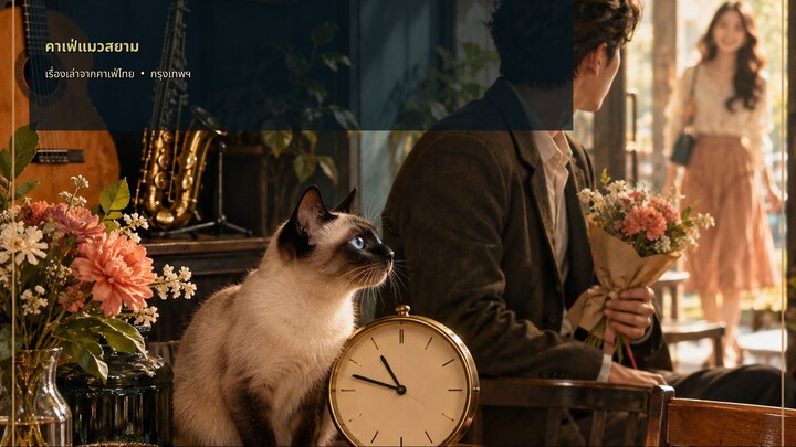 Caturday พิเศษ, คาเฟ่แมวสยาม - นัดสิบเอ็ดโมง แต่ใจมาก่อน