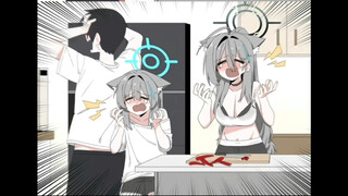 Mouth, mouth, teeth, horse, dagger, hand, Ge Li