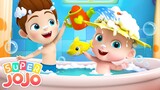 Bath Time | Doo Loo Loo Song | Good Habits | @Super JoJo - Nursery Rhymes | Playtime with Friends