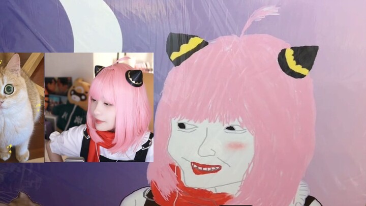 [True] The most abstract Anya in history! The soulful paintings by fans made the anchor break down i