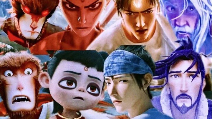 【中国神话群像】“舍一人而救苍生，便是神的宿命。”【哪吒｜杨戬｜大圣归来｜姜子牙】