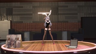 [MMD Bebek Besar/Solusi Kain] Bebek Sutra Hitam Bertelinga Kelinci—Ya Oh Ahhh Oh!