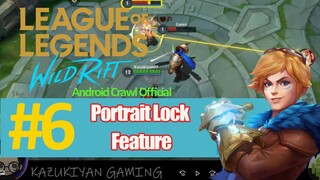 Portrait Lock Feature Tutorial - LoL Wild Rift Close Beta