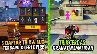 TOP 5 DAFTAR TRIK DAN BUG TERBARU DI FREE FIRE - LOOTING BUNDLE AZURE DRAGON !! TRIK CERDAS GRANAT