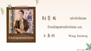 (THAISUB / PINYIN) 别爱我  อย่ารักฉันเลย – 王嘉诚 Wang Jiacheng ป่วนรักคุณชายตัวปลอม ost.