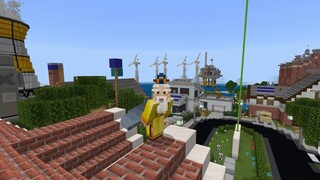 Minecraft / Saving The Town In Lumen Power Challenge By Blockworks Part 2