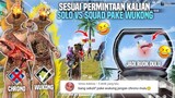 BOSEN PAKE CHRONO MULU 🗿 SOLO VS SQUAD PAKE WUKONG 🗿 MUSUH AUTO BINGUNG 🤣 - FREE FIRE INDONESIA
