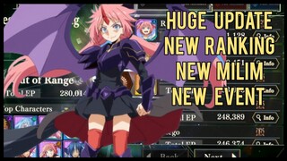 NEW Ranking, NEW Milim, NEW Event, HUGE UPDATE! | Slime: Isekai Memories