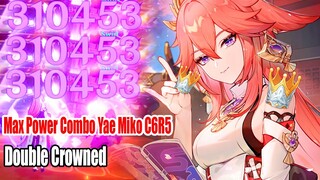 Happy Birthday Yae Miko - C6 R5 Double Crowned Max Power Combo Showcase