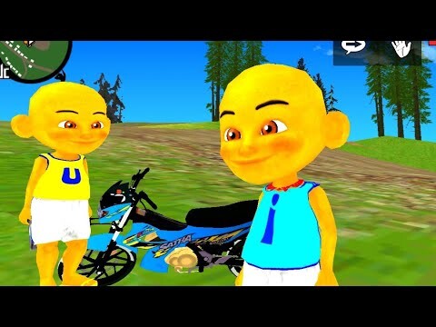 Upin & Ipin Musim Durian Kabur Dari Rumah Dikejar Serigala Naik Motor Drag 200cc- Prosbae Gaming GTA