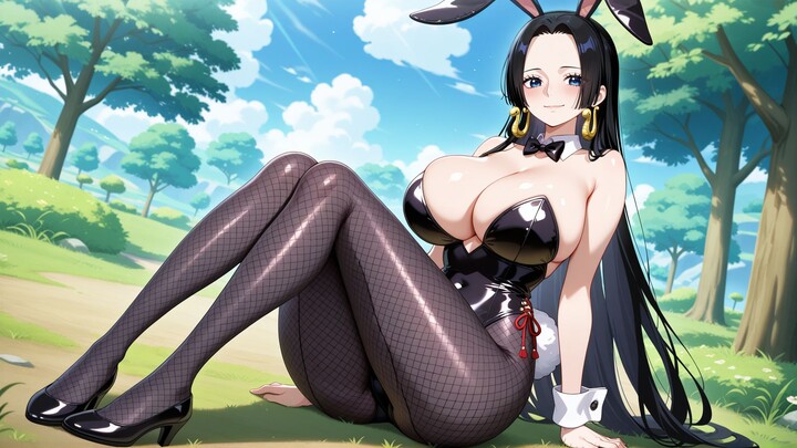 👠[Cô gái thỏ x Chân dung hoạt hình] Hancock | Vua Hải Tặc