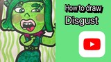 How to draw disgust from inside out 2 Disney/pixar (new) 2024