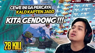 Cewe Ini Ga Percaya Sama Kapten, Buktikan Gendong Sampe Ciken 28 Kill