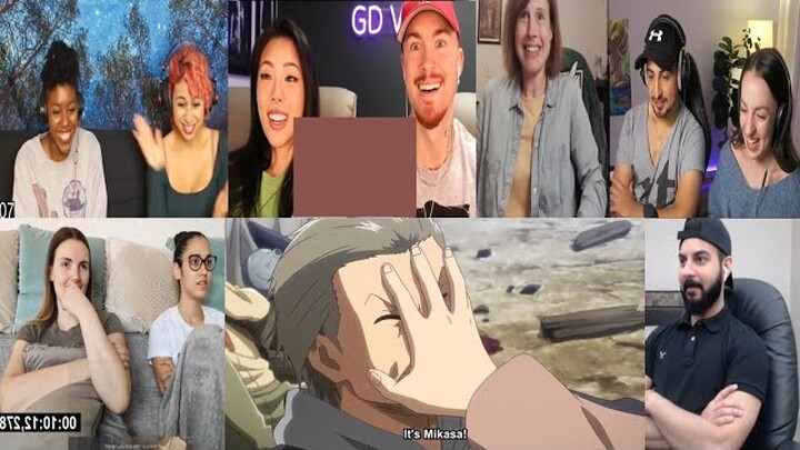 ATTACK ON TITAN EPISODE 2X8 REACTION MASHUP!!