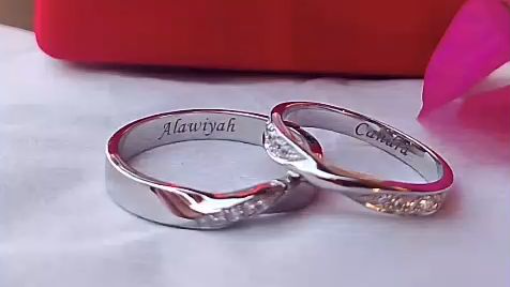 Cincin nikah palladium pria couple