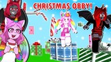 Cheating In CHRISTMAS OBBY With Moody!! (Roblox)