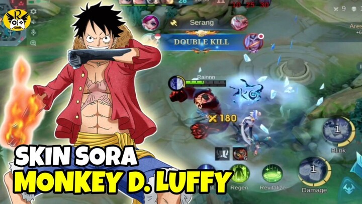 Akhirnya Rilis Sora X Luffy - Skin Collab Mlbb X One Piece