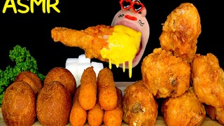 【RealMouth Korea】Ayam goreng Korea➕mukbang bola keju