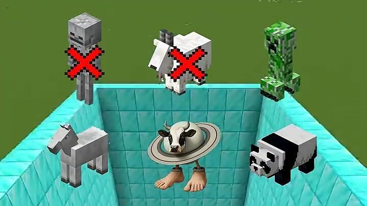 MINECRAFT FALL DAMAGE CHALLENGE!