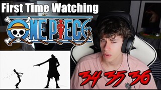 First time watching One Piece | One Piece Episode 34, 35 & 36 | Reaction