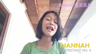 #04 HANNAH EBALO (Acaperra Week 5)