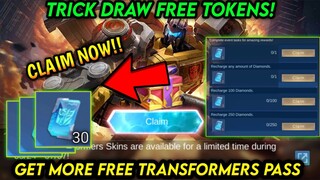 TRICK DRAW MLBB X TRANSFORMERS 2! CLAIM FREE TOKENS + GUARANTEED TRANSFORMERS SKIN!! - MLBB