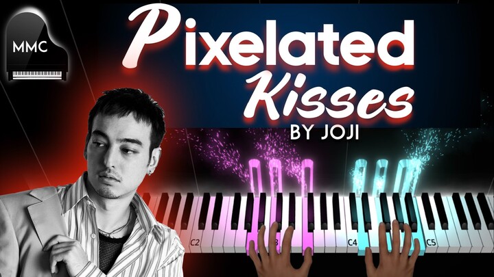 Pixelated Kisses by Joji piano cover/tutorial + sheet music + lyrics