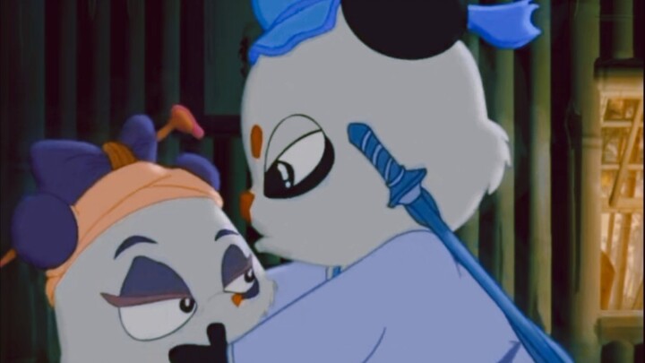 [Rainbow Cat and Blue Rabbit] No, no, there is a kissing scene in this animation