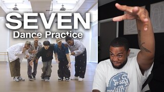 정국 (JungKook) 'Seven (feat. Latto)’ Dance Practice Reaction!