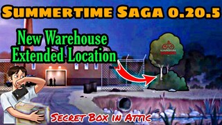 Summertime saga 0.20.5 Update | New Warehouse Extended Location & Secret Box in Attic