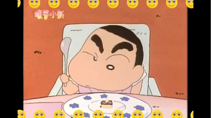 Crayon Shin-chan berkata bahwa orang Prancis itu pelit semua, siapa yang mereka coba mati kelaparan!