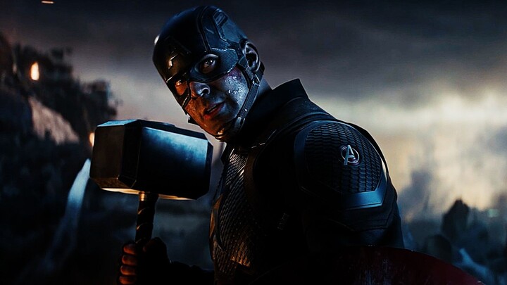 [Film&TV]Avengers - Captain America picks up Thor’s Hammer