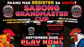 Paano Mag-Register sa SGMC6 (Sabong Grand Master Cup + Casino) - September 2025