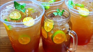 TRÀ TẮC - Cách làm Trà Tắc để  uống và bán chuẩn ngon thơm có màu đẹp - Tú Lê Miền Tây