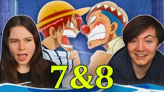 Buggy & Shanks BACKSTORY?!👒 One Piece Ep 7 & 8 REACTION & REVIEW