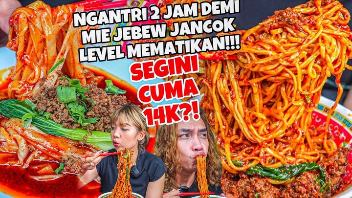 VIRAL! MIE PEDAS MEMATIKAN CUMAN 14RB! NGANTRI NYA 2 JAM utk ke MIE SAPI BANTENG!