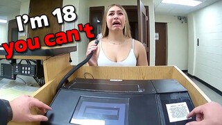 College Party Girl DUI Arrest After Driving the Wrong Way | Shocking Bodycam Footage