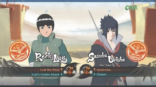 Sasuke Uchiha vs Rock Lee Legacy Battle Ultimate Ninja Storm 4