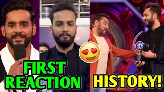 Elvish Yadav First Reaction after BIGG BOSS WIN!😍🔥 | Elvish Yadav Bigg Boss OTT Season 2 Winner