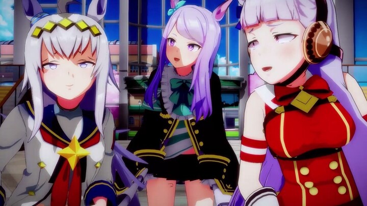 [Uma Musume: Pretty Derby MMD] Khi ba cây sậy cùng nhau hát "Mọi người"