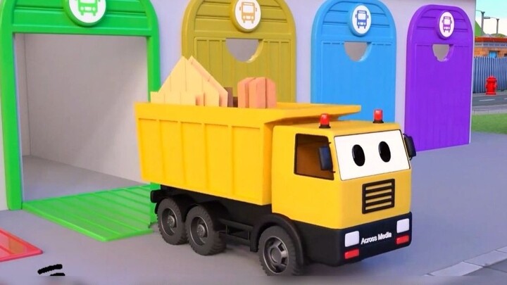 Engineering vehicles are dispatched urgently, children's animation that babies love to watch