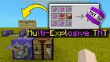 How to make a Multi-Explosive TNT in Minecraft using Command Blocks Trick
