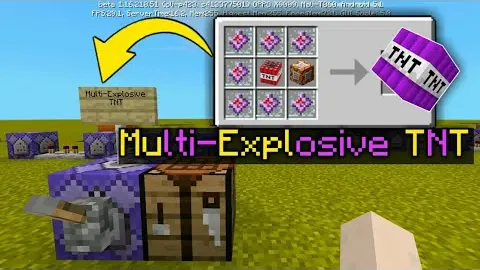 How To Make A Multi Explosive Tnt In Minecraft Using Command Blocks Trick Bilibili